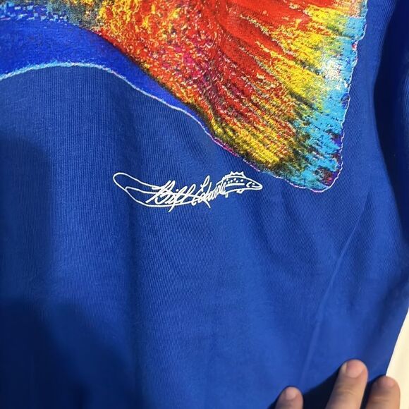 🔥🐠 “NWT” BEAFISH (be-a-fish) Graphic Tee - NEW Mens L - Huge back hit graphics - Picture 8 of 12